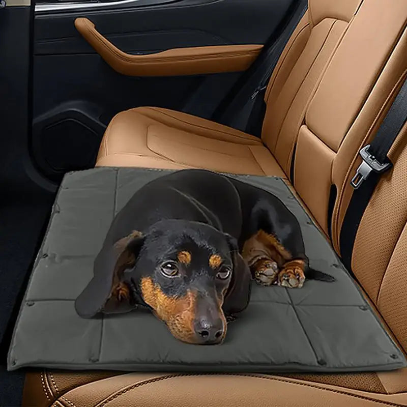 Waterproof Pet Car Bed - Cozy Travel Cushion