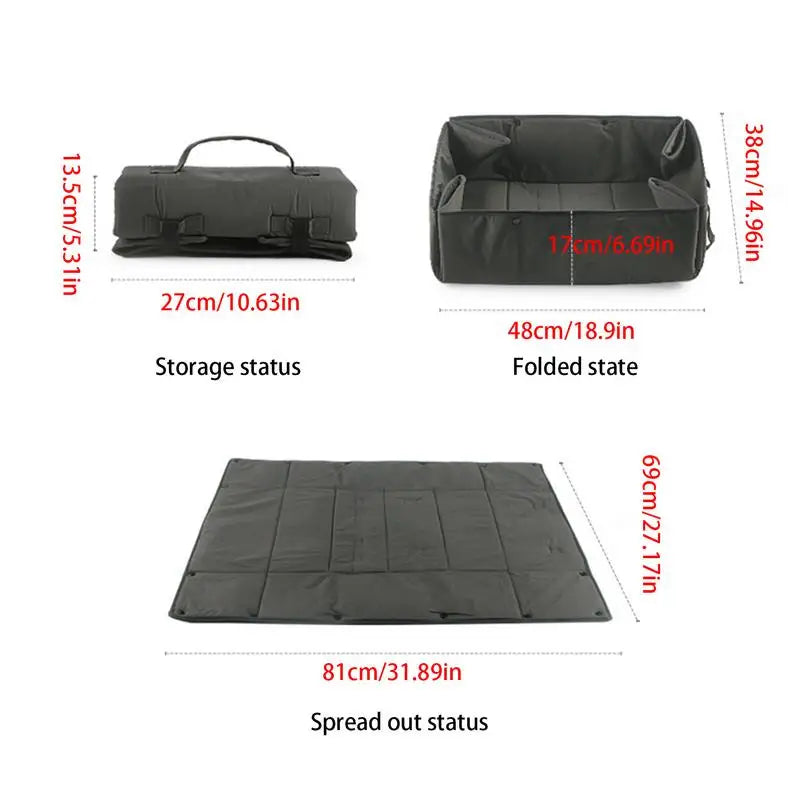 Waterproof Pet Car Bed - Cozy Travel Cushion
