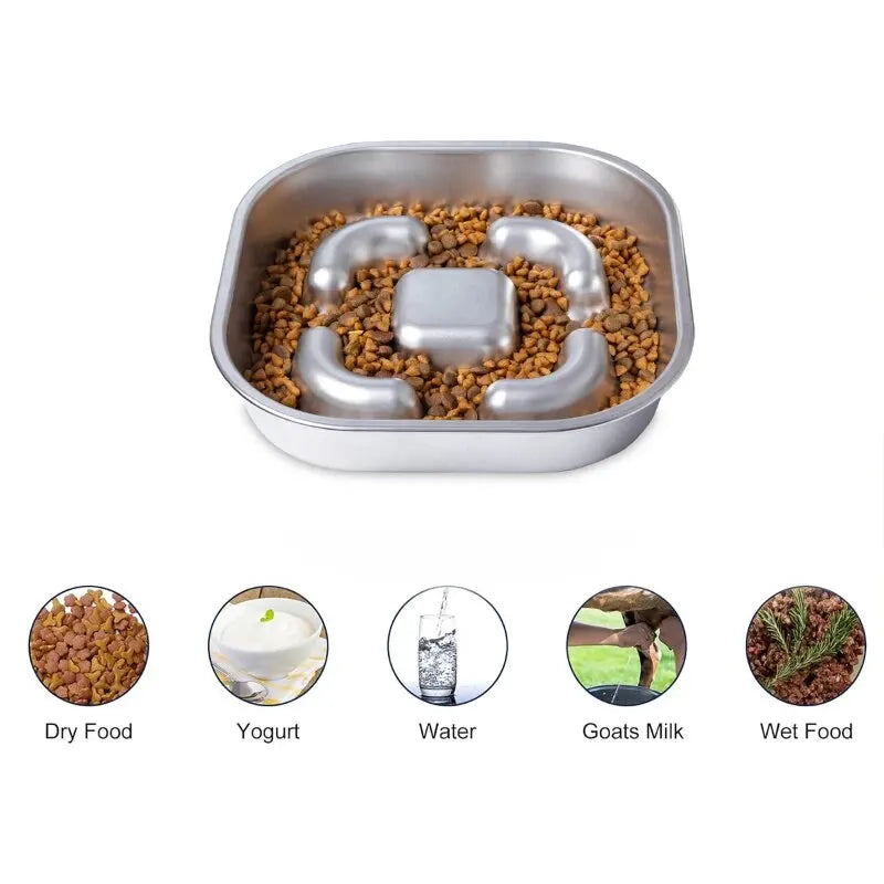 Pawfect Slow Feeder - Steel Bowl