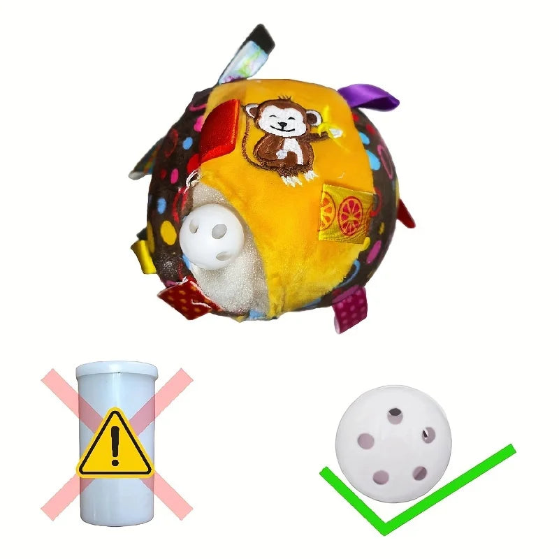 Tough Bite Plush Bone