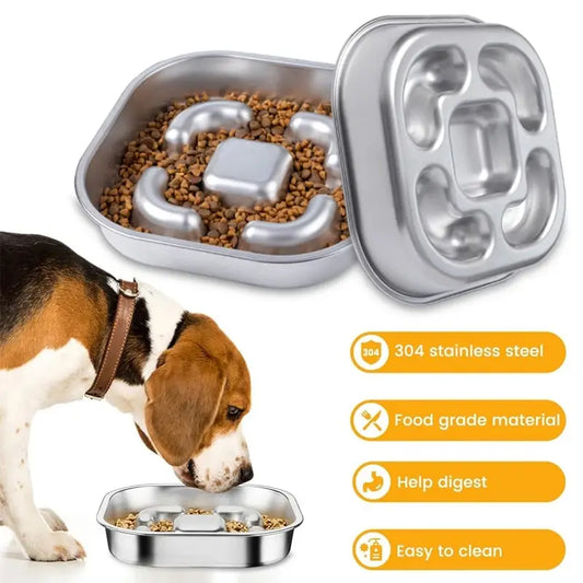 Pawfect Slow Feeder - Steel Bowl