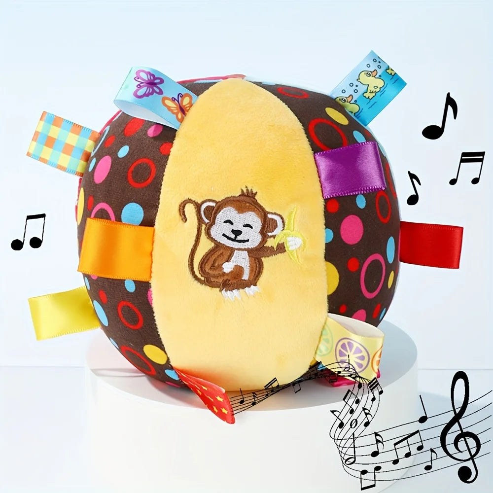 Tough Bite Plush Bone